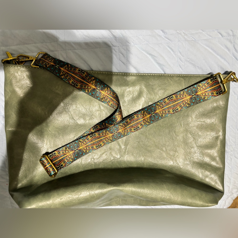 Green Leather purse